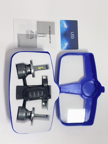🔦K1 Tri-Colour LED Headlight Bulb – 10000 Lumens-9006