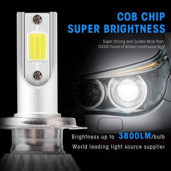 C6 LED Headlight Kit H1-6000k 3800 lumens