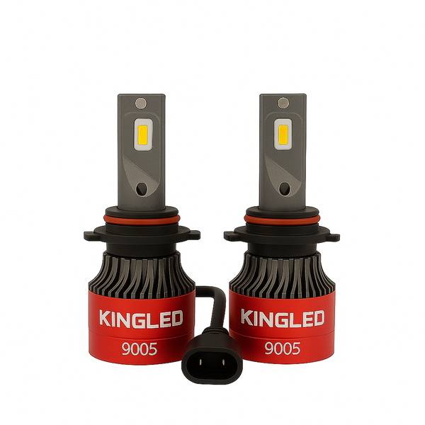 King LED V20 9005 55W Non-CANBUS LED Headlight – 6000 Lumens- 9005 HB3