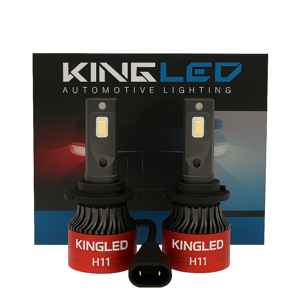King LED V20 55W Non-CANBUS CSP 3570 LED Headlight – 6000 Lumens - H11