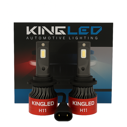 King LED V20 55W Non-CANBUS CSP 3570 LED Headlight – 6000 Lumens - H11