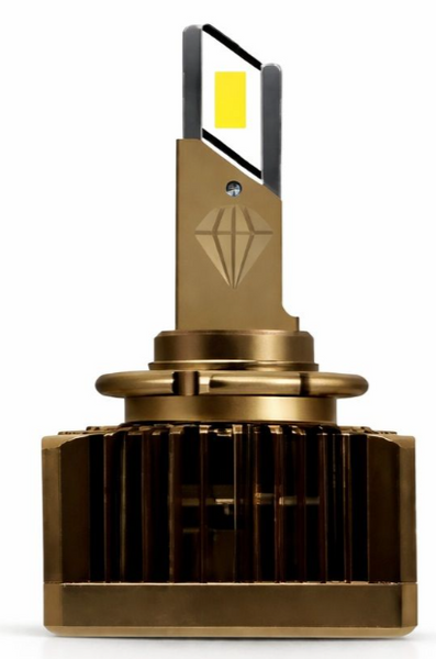 D5S Xenon to LED Headlight 55W 10000 Lumens Set