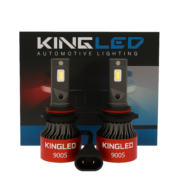 King LED V20 9005 55W Non-CANBUS LED Headlight – 6000 Lumens- 9005 HB3