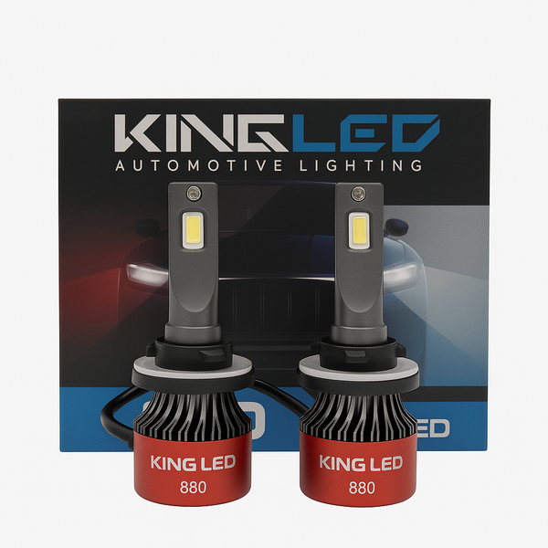 King LED V20 55W Non-CANBUS LED Headlight – 6000 Lumens- 880/881