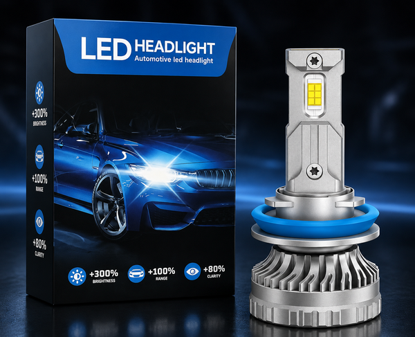 King LED V20 PRO 9006 55W CANBUS LED Headlight – 5000 Lumens / HB4